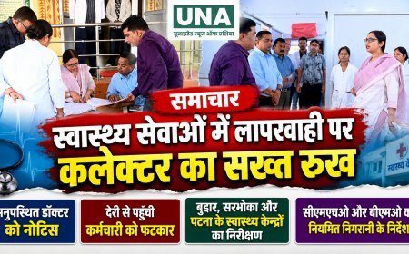 कोरिया में स्वास्थ्य सेवाओं की लापरवाही पर कलेक्टर रोक्तिमा यादव सख्त, अनुपस्थित डॉक्टर को नोटिस और कर्मचारी को फटकार