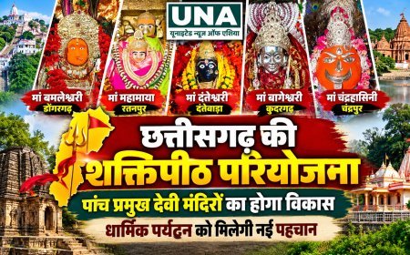 छत्तीसगढ़ की शक्तिपीठ परियोजना: पांच प्रमुख देवी मंदिरों का होगा विकास, धार्मिक पर्यटन को मिलेगी नई पहचान