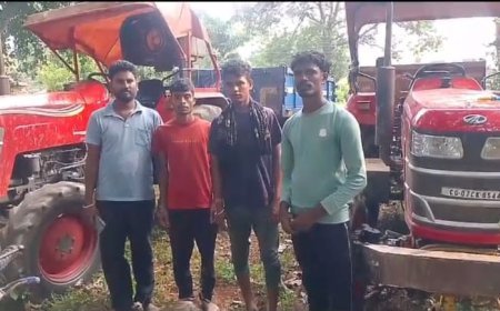 बालोद में अवैध रेत परिवहन पर खनिज विभाग की बड़ी कार्रवाई, चार ट्रैक्टर जब्त