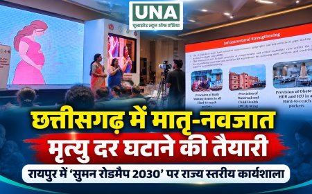 छत्तीसगढ़ में मातृ-नवजात मृत्यु दर घटाने की तैयारी, ‘सुमन रोडमैप 2030’ पर रायपुर में राज्य स्तरीय कार्यशाला