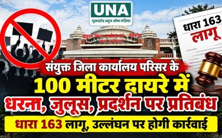 बेमेतरा संयुक्त जिला कार्यालय के 100 मीटर दायरे में धरना-प्रदर्शन पर प्रतिबंध, धारा 163 लागू, उल्लंघन पर होगी कार्रवाई