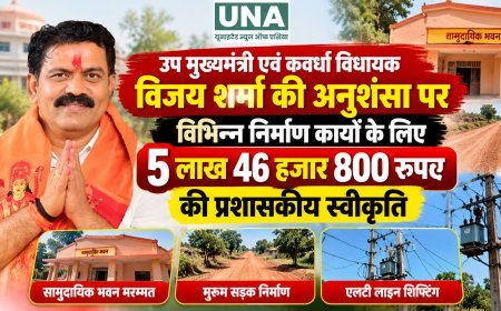 कवर्धा विधानसभा में विकास कार्यों को मंजूरी, 5.46 लाख रुपये की प्रशासकीय स्वीकृति