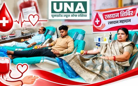 रक्तदान कर मनाया जन्मदिन, जिला अस्पताल में परिवार ने दिया रक्त
