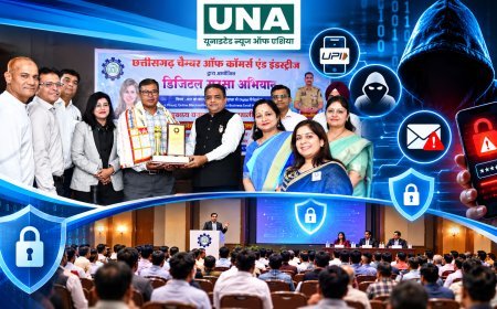 रायपुर में चेम्बर का डिजिटल सुरक्षा अभियान सफल, व्यापारियों को साइबर ठगी से बचाव के बताए उपाय