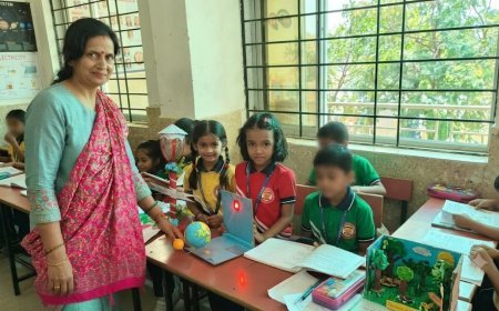 कवर्धा: अशोका पब्लिक स्कूल की विज्ञान एवं कला प्रदर्शनी में बच्चों ने दिखाया हुनर, स्मार्ट सिटी से चंद्रयान-3 तक के मॉडल बने आकर्षण