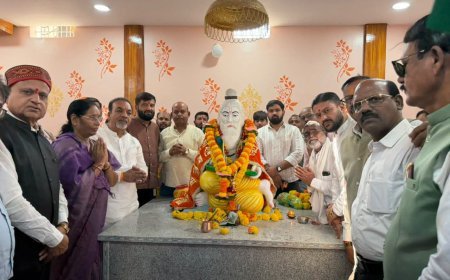 छिंदवाड़ा: महर्षि वाल्मीकि जयंती पर मूर्ति स्थापना समारोह, सांसद सुमित्रा वाल्मीकि सहित प्रमुख अतिथि हुए शामिल