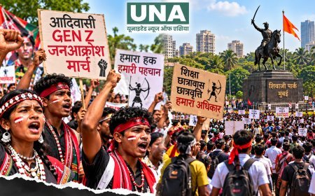 महाराष्ट्र में आदिवासी GenZ का जनआक्रोश मार्च, 42 दिन धरना और 13 दिन भूख हड़ताल के बाद मुंबई में प्रदर्शन
