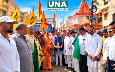 दुर्ग में साहू समाज की सद्भावना यात्रा का शुभारंभ, एकता और भाईचारे का दिया संदेश