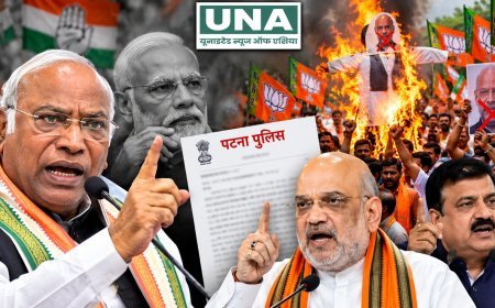 खरगे की टिप्पणी पर विवाद, पटना में शिकायत दर्ज; बीजेपी का देशव्यापी प्रदर्शन का ऐलान