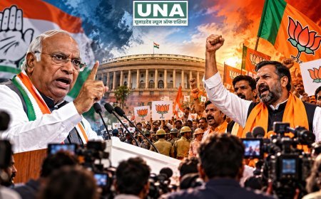 खरगे के बयान पर देशभर में सियासी घमासान, BJP का प्रदर्शन और बिना शर्त माफी की मांग
