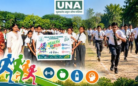 दिल्ली पब्लिक स्कूल कवर्धा में ‘हेल्थ फॉर रन’ अभियान आयोजित, विद्यार्थियों को दिया स्वस्थ जीवनशैली का संदेश