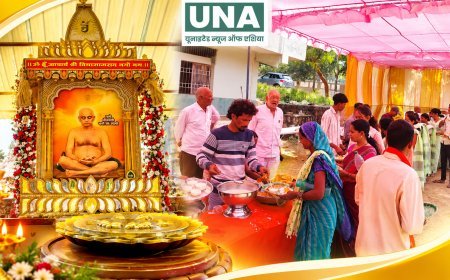 चंद्रगिरि डोंगरगढ़ में आचार्य विद्यासागर और आचार्य समयसागर महाराज का जन्मोत्सव धूमधाम से संपन्न