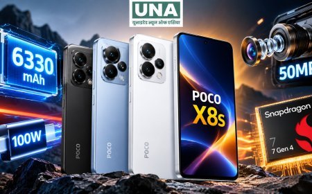 POCO X8s लॉन्च: 6,330mAh बैटरी, 100W फास्ट चार्जिंग और 50MP कैमरा, जानें कीमत और फीचर्स