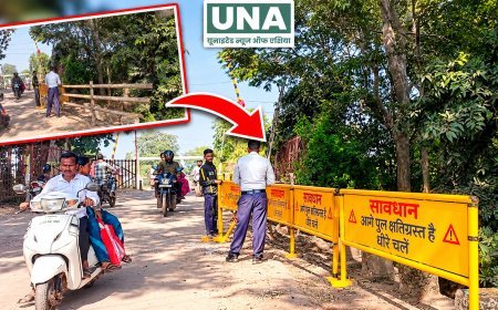 खबर का असर: बघमरा रेलवे क्रॉसिंग के पास पुल पर बैरिकेडिंग, राहगीरों को मिलेगी राहत
