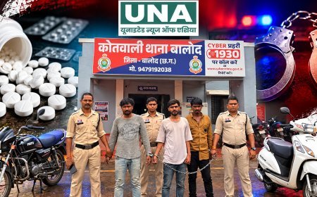 बालोद में नशीली दवाइयों के अवैध कारोबार पर पुलिस की बड़ी कार्रवाई, 1,500 टैबलेट के साथ तीन आरोपी गिरफ्तार