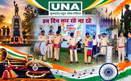 कवर्धा में पुलिस बैंड की देशभक्ति धुनों से गूंजा वीर स्तंभ चौक, शहीदों को दी श्रद्धांजलि