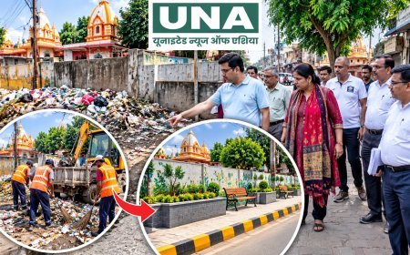 हरदेवलाल मंदिर के पास कचरे के ढेर से मिलेगी मुक्ति, आयुक्त संबित मिश्रा ने सौंदर्यीकरण के दिए निर्देश
