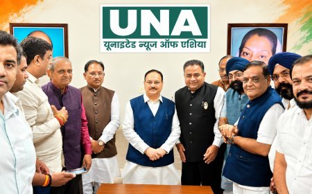 केंद्रीय मंत्री जे.पी. नड्डा से छत्तीसगढ़ चेम्बर प्रतिनिधिमंडल ने की सौजन्य भेंट, मुख्यमंत्री विष्णु देव साय भी रहे मौजूद