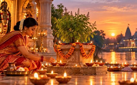 कार्तिक मास में तुलसी के सामने दीपदान क्यों है खास? कार्तिक पूर्णिमा तक कर सकते हैं पूजा