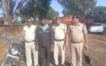 कोरिया पुलिस की अंतरराज्यीय कार्रवाई, 12 लाख की गैस पाइपलाइन मशीनरी चोरी का आरोपी मध्य प्रदेश से गिरफ्तार, पूरा सामान बरामद
