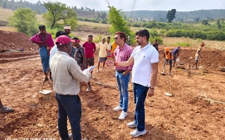 जनपद सीईओ ने चांची पंचायत में किया औचक निरीक्षण, डबरी निर्माण स्थल पर 40 मजदूरों की ऑनलाइन उपस्थिति दर्ज