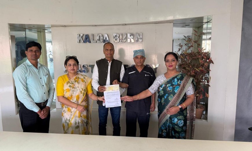 प्रोजेक्ट जिंदगी मुस्कुरायेगी के तहत लीना मानिकपुरी की प्लास्टिक सर्जरी के लिए 1 लाख रुपये की सहायता