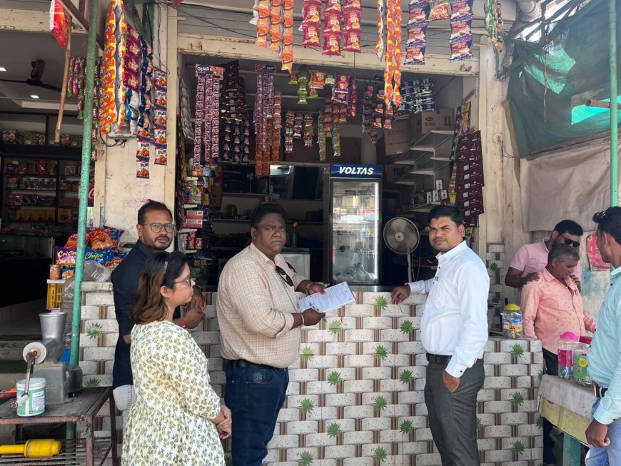 पंडरिया में तंबाकू बिक्री पर सख्ती, 100 गज के दायरे में 24 चालानी कार्रवाई