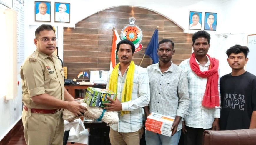 जन चौपाल में खिलाड़ियों ने बताई खेल सामग्री की जरूरत, पुलिस अधीक्षक ने उपलब्ध कराई सामग्री