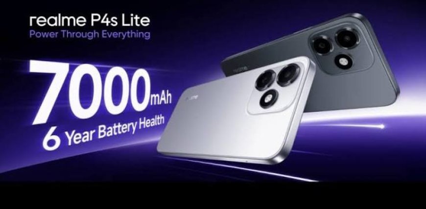 कम बजट में 7,000mAh बैटरी वाला Realme P4s Lite भारत में लॉन्च, कीमत ₹16,499 से शुरू