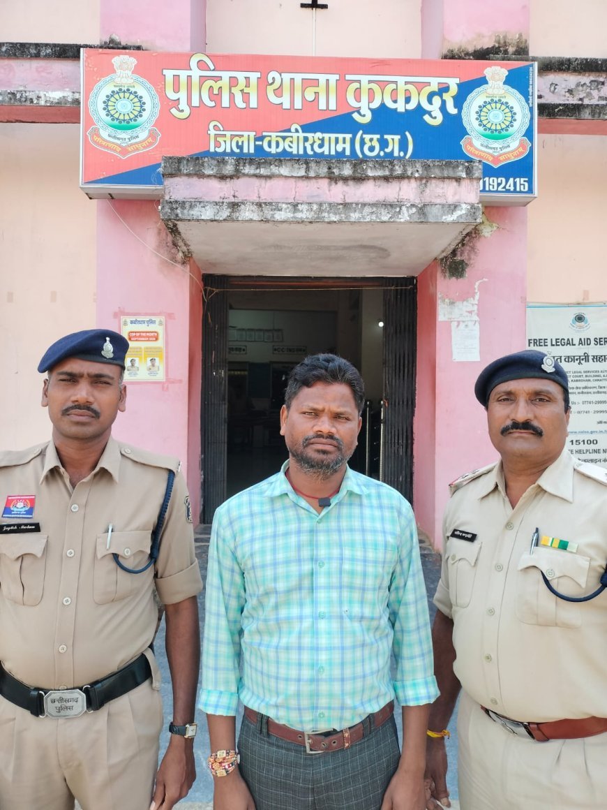 सीएचसी कुकदूर में चिकित्सक से गाली-गलौज और धमकी, शासकीय कार्य में बाधा डालने वाला आरोपी गिरफ्तार