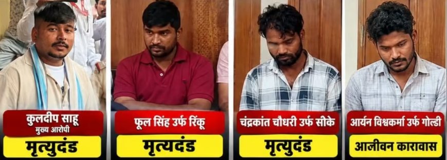 सूरजपुर दोहरे हत्याकांड में बड़ा फैसला, तीन आरोपियों को फांसी और एक को उम्रकैद की सजा