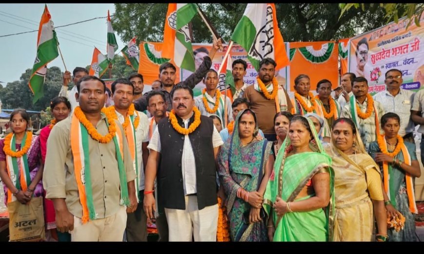 केशकाल में कांग्रेस का कुनबा बढ़ा, खिलेश्वर शोरी समेत 15 युवा नेताओं ने थामा पार्टी का दामन