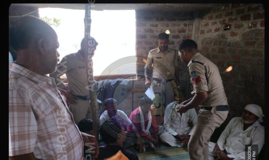 कन्नौद में घर की छत पर चल रहा था जुए का खेल, दीवार फांदकर पुलिस ने 6 आरोपियों को पकड़ा