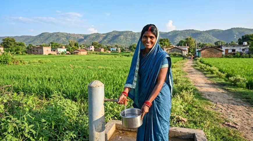 कवर्धा: जल जीवन मिशन से ग्रामीण महिलाओं को मिली राहत, घर पर नल से पानी मिलने से आसान हुई भगवती श्रीवास की जिंदगी