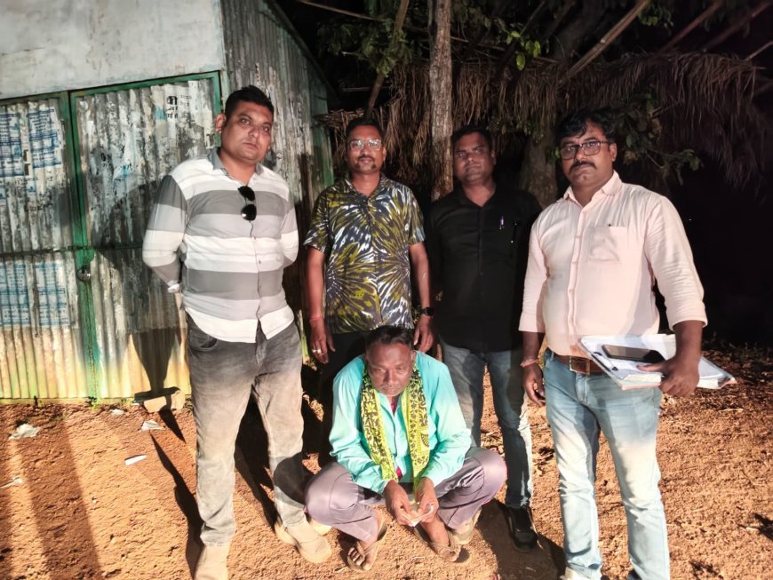 बालोद में सट्टा-पट्टी लिखकर जुआ खिलाने वाला आरोपी गिरफ्तार, 1,150 रुपये नगद और सट्टा सामग्री जब्त