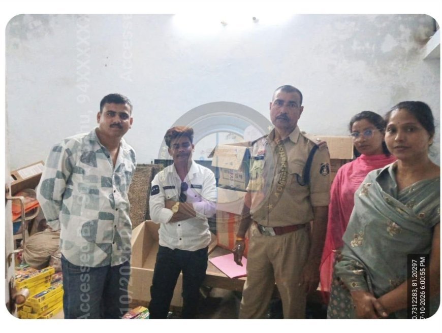 बालोद पुलिस की बड़ी कार्रवाई: अवैध पटाखों के भंडारण का खुलासा, ₹71,440 के पटाखे जब्त; दो आरोपियों पर मामला दर्ज
