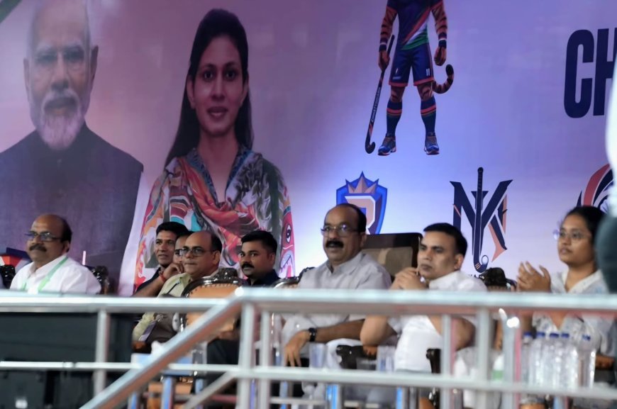 छत्तीसगढ़ हॉकी लीग: युवराज वाल्मीकि की हैट्रिक से चक्रधर चैंपियंस की जीत, 6-4 से संस्कारधानी स्ट्राइकर्स को हराया