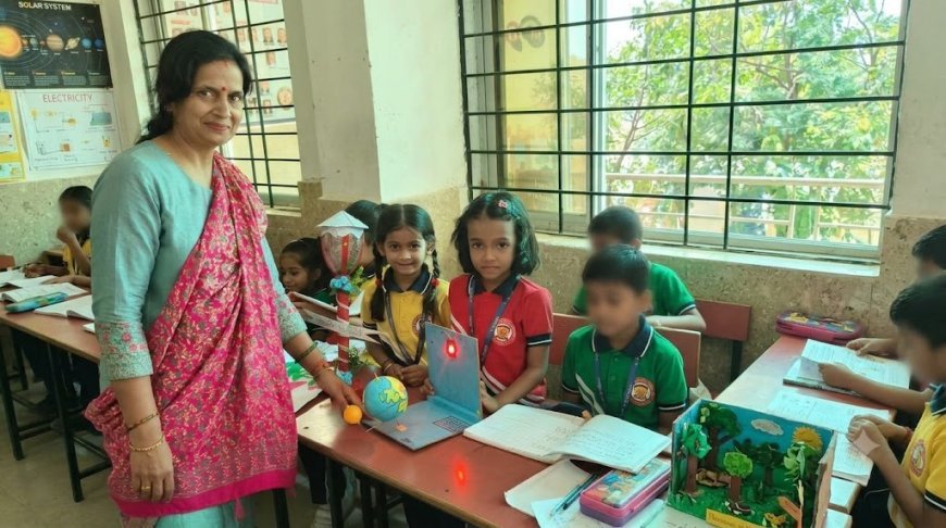 कवर्धा: अशोका पब्लिक स्कूल की विज्ञान एवं कला प्रदर्शनी में बच्चों ने दिखाया हुनर, स्मार्ट सिटी से चंद्रयान-3 तक के मॉडल बने आकर्षण