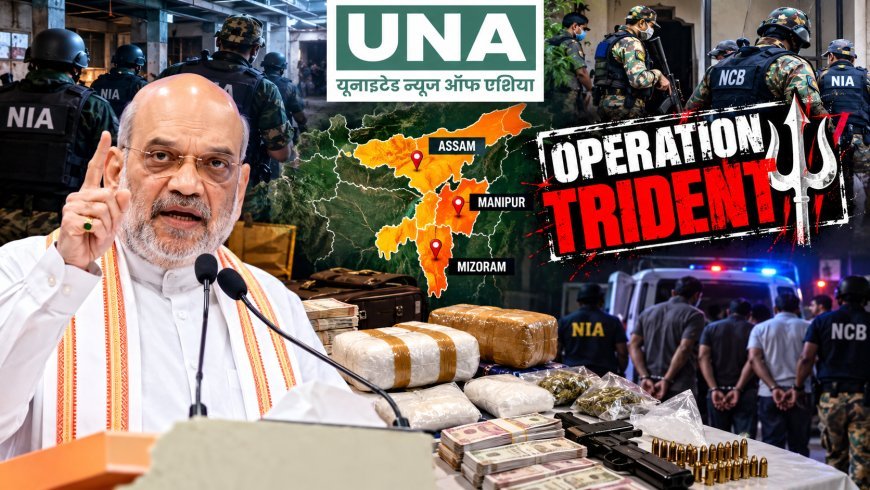 ऑपरेशन ट्राइडेंट: नशे के नेटवर्क पर केंद्र का बड़ा प्रहार, 38 ठिकानों पर छापेमारी और 18 गिरफ्तार