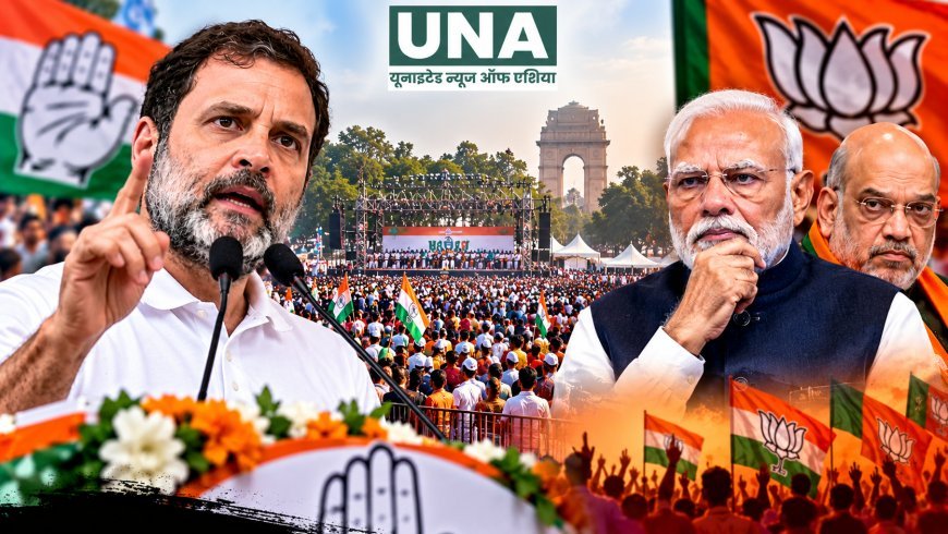 राहुल गांधी का BJP पर तंज, 1 नवंबर की रामलीला मैदान रैली से पहले विपक्ष ने तेज की तैयारी
