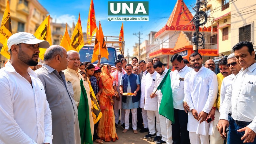 दुर्ग में साहू समाज की सद्भावना यात्रा का शुभारंभ, एकता और भाईचारे का दिया संदेश