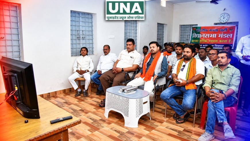 कचना में विधायक अनुज शर्मा ने ग्रामीणों संग सुनी ‘मन की बात’, स्वदेशी और राष्ट्र निर्माण का दिया संदेश