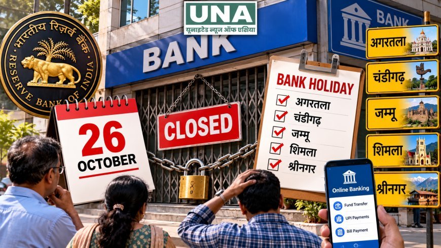 आज इन 5 शहरों में बैंक बंद, घर से निकलने से पहले चेक करें छुट्टियों की लिस्ट