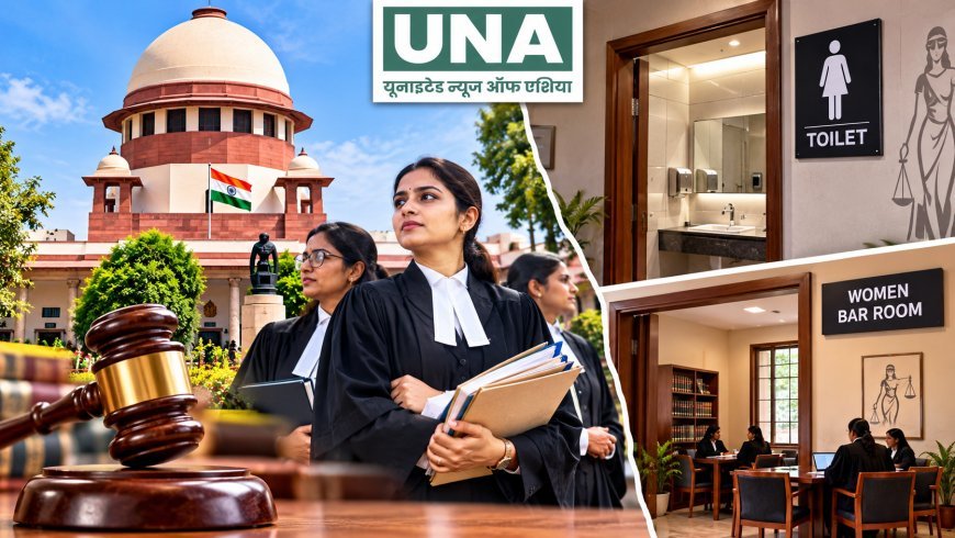 सुप्रीम कोर्ट का बड़ा आदेश: देश की हर अदालत में महिला वकीलों के लिए बनेंगे अलग टॉयलेट और बार रूम