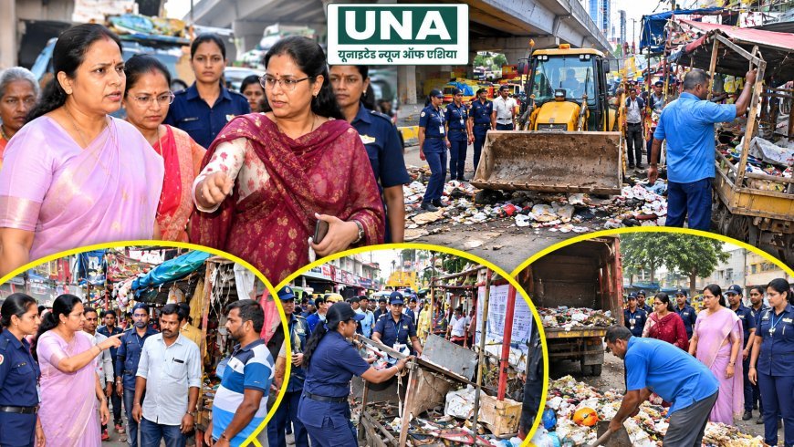 दीपावली से पहले रायपुर में अतिक्रमणरोधी अभियान, जोन 7 में करीब 60 हजार रुपये जुर्माना