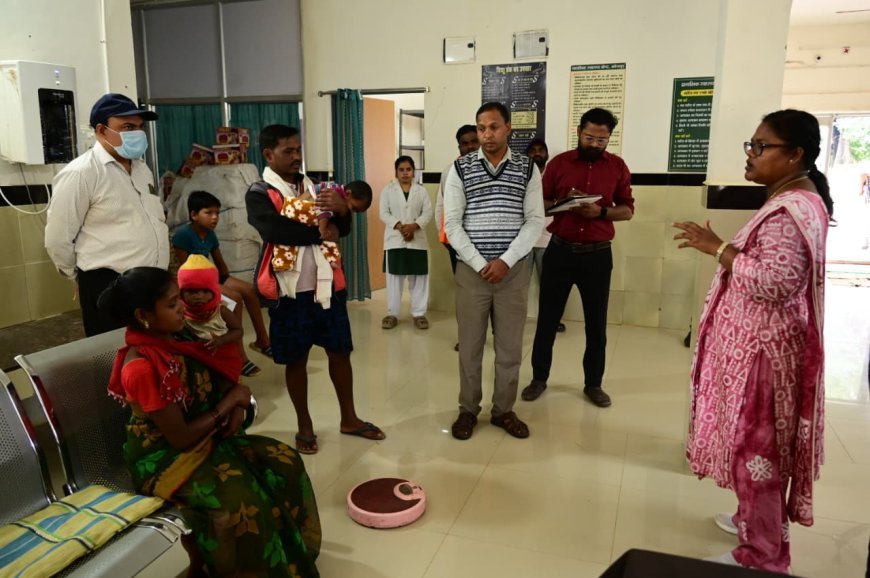 कोंडागांव: कलेक्टर नूपुर राशि पन्ना ने स्वास्थ्य केंद्रों का किया निरीक्षण, गर्भवती महिलाओं और कुपोषित बच्चों पर विशेष ध्यान देने के निर्देश