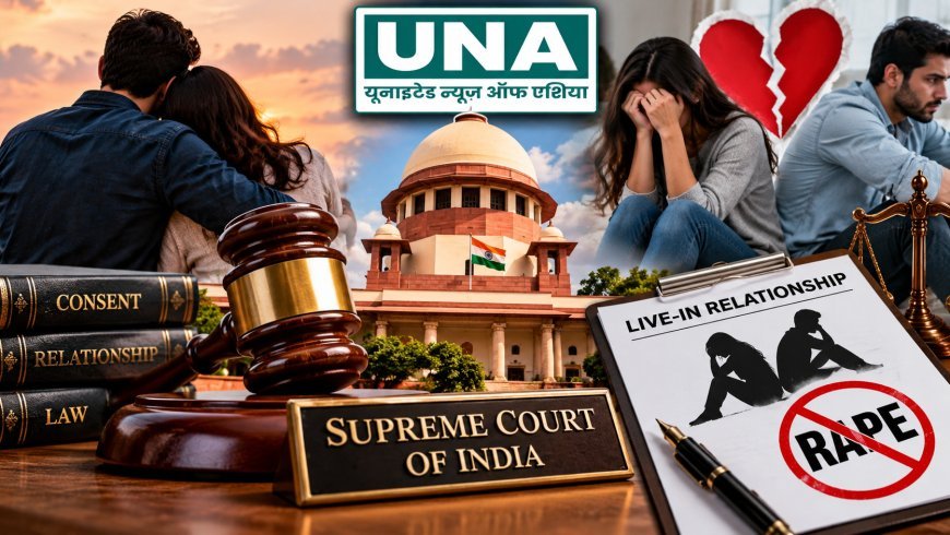 लिव-इन रिलेशनशिप टूटने पर सहमति से बने संबंध रेप नहीं, सुप्रीम कोर्ट की अहम टिप्पणी