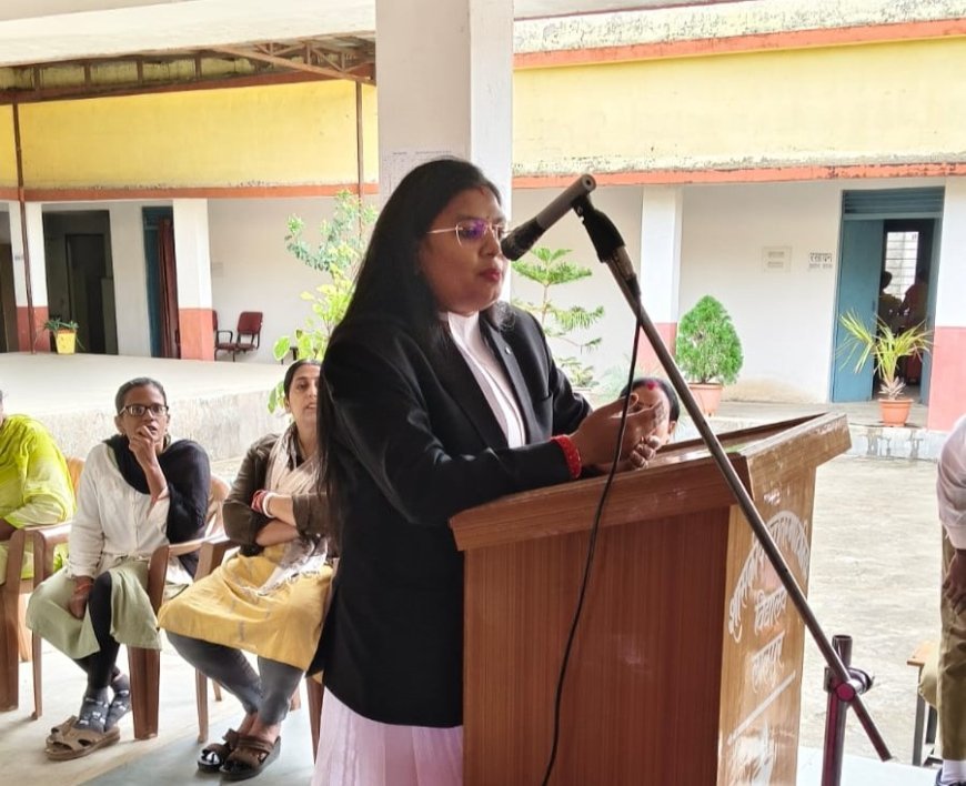 मनेन्द्रगढ़ के लालपुर विद्यालय में सुरक्षित बचपन अभियान के तहत जागरूकता शिविर, 310 विद्यार्थियों को दी गई पॉक्सो एक्ट की जानकारी